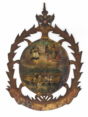 Zunft- oder Gewerbeschild, Alpenländisch, 1. Hälfte 19. Jahrhundert - Velikonoční aukce