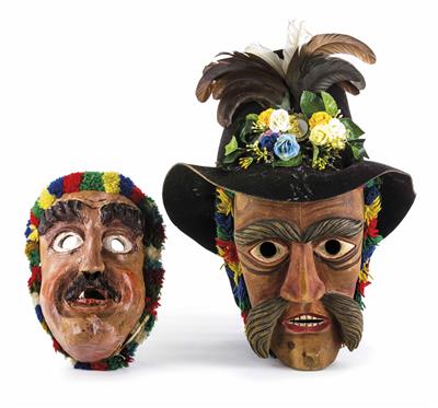 Zwei Tiroler? Holzmasken, 20. Jahrhundert - Asta di pasqua