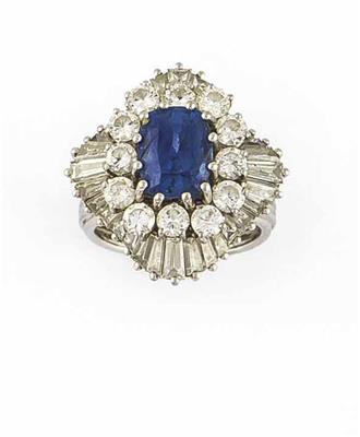 Brillant-Diamantdamenring zus. ca. 5 ct - Gioielli, orologi e antiquariato