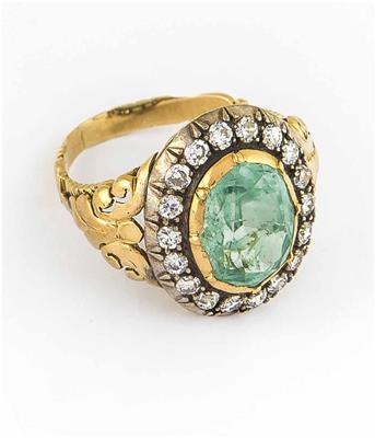 Brillant-Diamantring zus. 1,26 ct - Gioielli, orologi e antiquariato