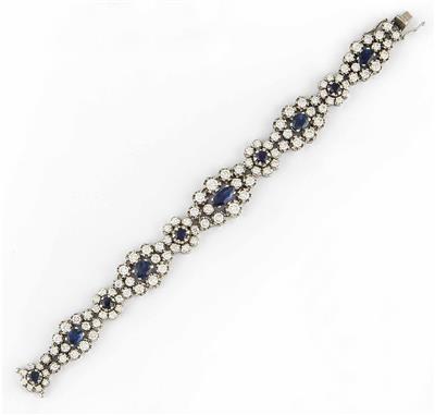 Brillantarmband zus. ca. 9,70 ct - Šperky, umění a starožitnosti