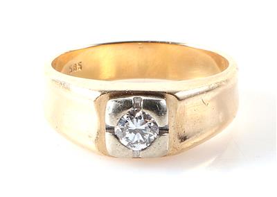 Brillantring ca. 0,45 ct - Jewellery, watches and antiques