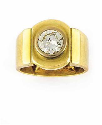 Brillantring ca. 2,25 ct - Jewellery, watches and antiques
