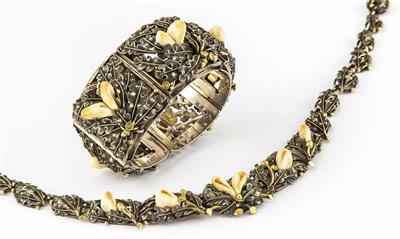 Trachtencollier und -armband, J. M. Wilm - Gioielli, orologi e antiquariato