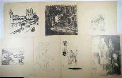 7 Lithografien aus SEMA Mappe, München 1911/12 - Modern and Contemporary Art, Modern Prints