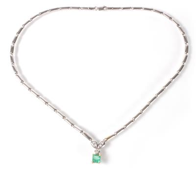 Brillant-Smaragdcollier - Summer auction