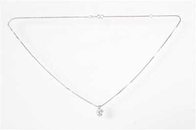 Brillantanhänger zus. ca. 1 ct - October auction