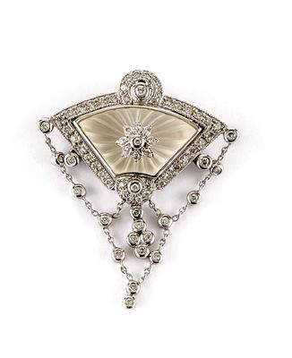 Diamantanhänger zus. ca. 0,80 ct - October auction
