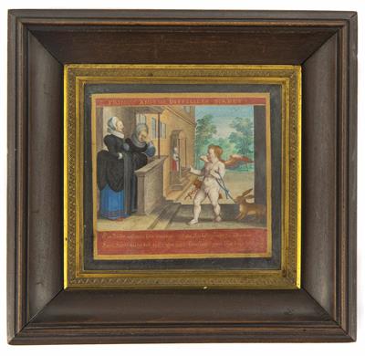 Emblembild, Deutsche Schule, 1. Hälfte 17. Jahrhundert - Christmas auction
