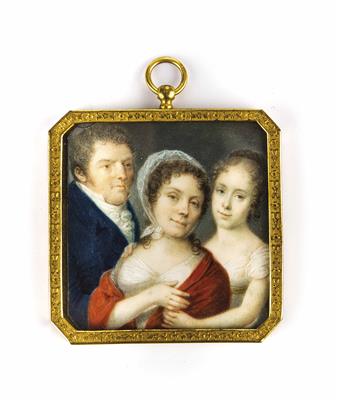 Miniaturist, Deutsche Schule um 1810/15, Umkreis Joseph Kreuzinger - Asta di Natale