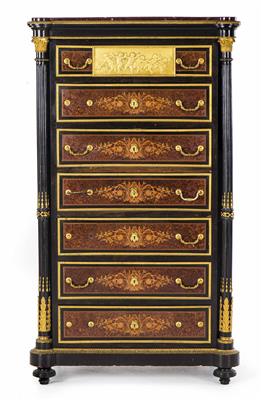 Französische Pfeilerkommode, Napoleon III.-Stil, 19. Jahrhundert - Vánoční aukce