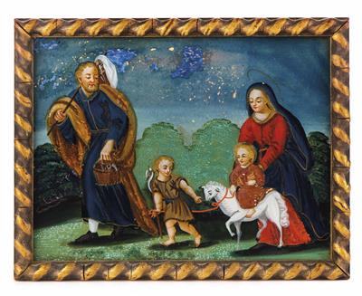 Hinterglasbild, Bayern um 1800 - Christmas auction