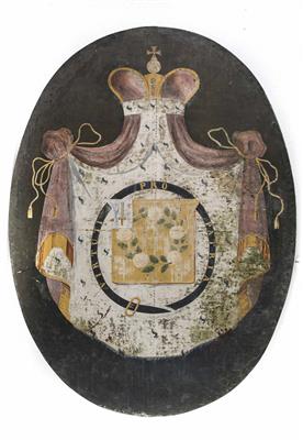 Monumentale Wappentafel des Fürsten Carl Philipp von Wrede - Christmas auction