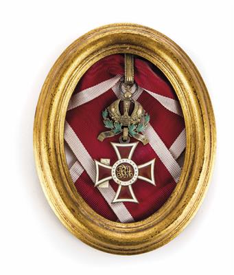 Kaiserlich Österreichischer Leopoldsorden - Kommandeurkreuz mit Kriegsdekoration des 1. Weltkrieges am Band, - Asta di Natale