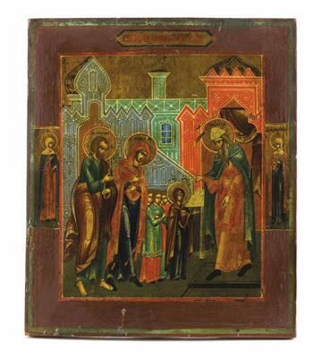 Russische Ikone, 1. Hälfte 19. Jahrhundert - Christmas auction