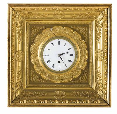 Biedermeier-Rahmenuhr, um 1830 - Easter Auction