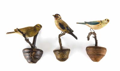 Drei Viechtauer Singvögel, Oberösterreich, 19. Jahrhundert - Easter Auction
