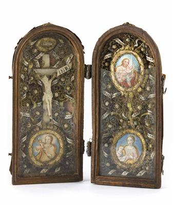 Reise-Reliquienaltar, Alpenländisch, Ende 18. Jahrhundert - Velikonoční aukce