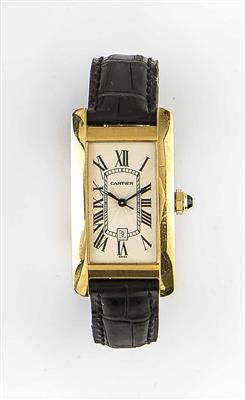 Cartier Tank Americaine - Schmuck, Taschen- und Armbanduhren, Kunst des 20. Jahrhunderts