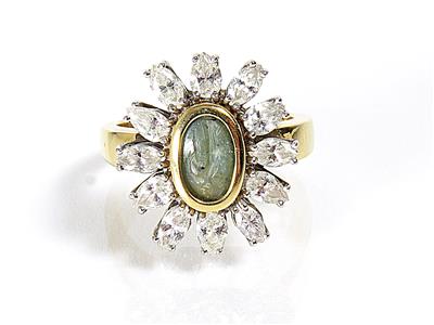 Diamantring zus. ca. 1,60 ct - Schmuck, Uhren und Antiquitäten sowie Malerei des 20. Jahrhunderts