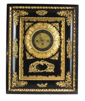 Biedermeier Rahmenuhr mit Spielwerk, um 1825/30 - Weihnachtsauktion