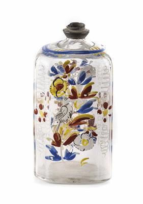 Kleine Branntweinflasche, Alpenländisch, wohl Freudenthal, um 1800 - Christmas auction