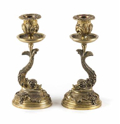 Zwei italienische Kerzenhalter, Jacoangeli Napoli - Adventauktion