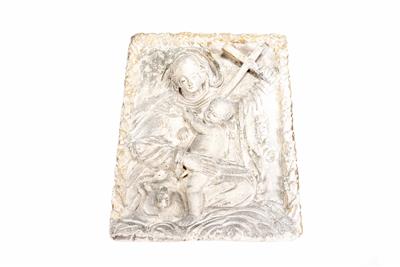 Relief mit Madonna mit Kind, vermutlich nach italienischem Renaissance-Vorbild, 19. Jahrhundert - Asta di pasqua