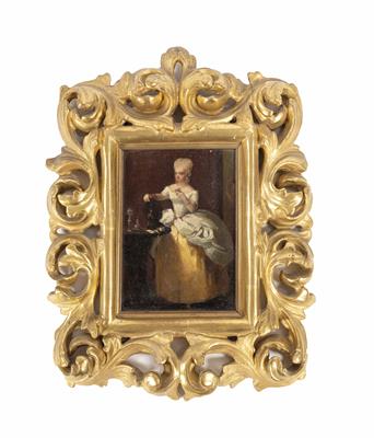 Kleiner Florentiner Bilderrahmen, 2. Hälfte 19. Jahrhundert - Easter Auction