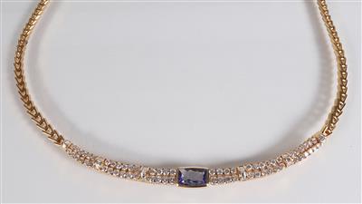 Brillantcollier zus. ca. 2,40 ct - Asta estiva