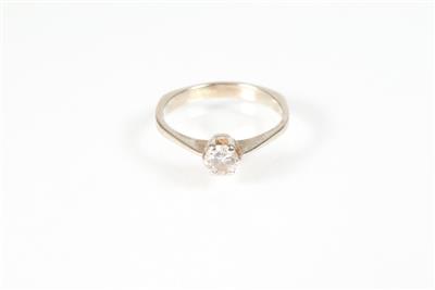 Brillantsolitärring ca. 0,40 ct - Jewellery, antiques and art