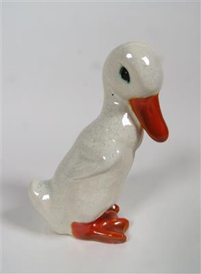 Ente, Wienerberger Keramik, Wien, um 1920/30 - Christmas auction - Silver, glass, porcelain, graphics, militaria, carpets