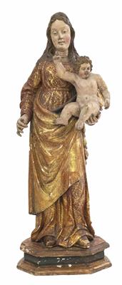 Gotische Madonna mit Kind, Nordlombardei(?), um 1500 - Easter Auction