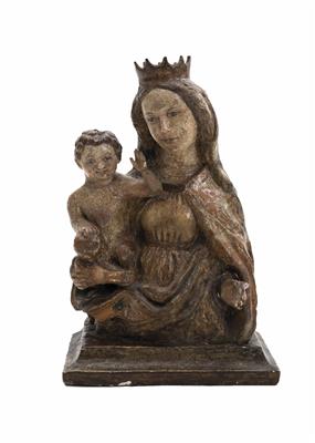 Madonna mit Kind, wohl Süddeutsch, um 1500 - Velikonoční aukce