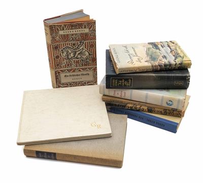 Konvolut von 9 Büchern des Salzburger Autors Georg Rendl - Easter Auction