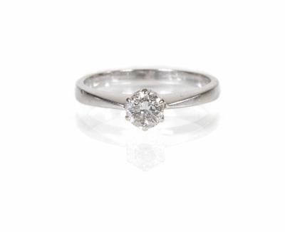 Brillantsolitärring ca. 0,50 ct - Klenoty a Hodinky 20. století