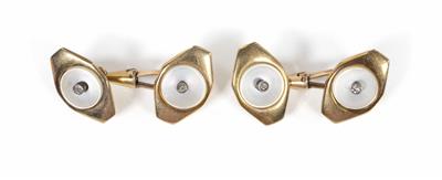 Manschetten-Doppelknöpfe - 20th Century Jewellery and watches