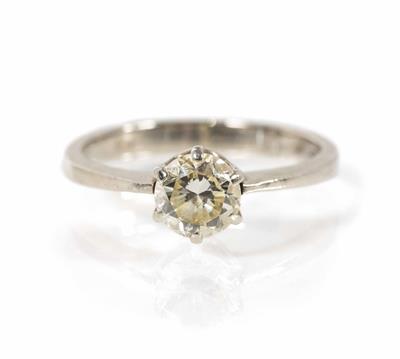 Solitärring ca. 0,60 ct - Gioielli e orologi del XX secolo