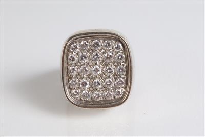 Brillantring zus. ca. 2 ct - Asta estiva