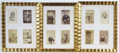 Konvolut von 12 historischen Porträtfotos, 1860/70er-Jahre - Asta estiva