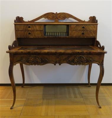 Schreibtisch mit Aufsatz, 19. Jahrhundert - Asta estiva