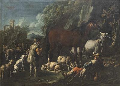 Philipp Peter Roos, (um 1655-1706), gen. Rosa da Tivoli Schule - Vánoční aukce