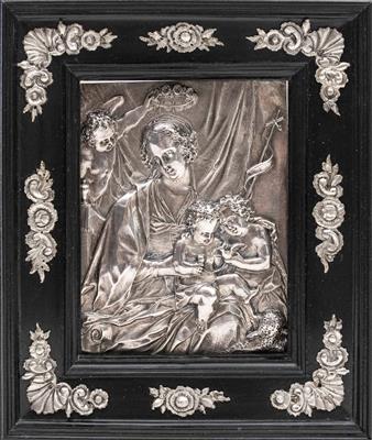Kleines Silberrelief, vermutlich Deutsch, 17. Jahrhundert oder später - Vánoční aukce