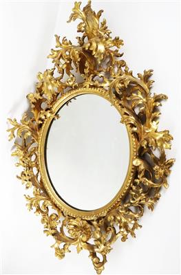 Neobarocker Spiegelrahmen, wohl 19. Jahrhundert - Adventauktion