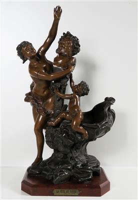 Skulptur 'La Fête au Faune', nach Charles Lévy (Französisch 1820-1899) - Adventauktion
