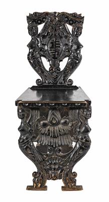 Brettstuhl im Renaissancestil nach venezianischem Vorbild, 19. Jahrhundert - Easter Auction