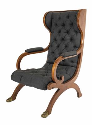 Ohrenfauteuil, wohl Deutsch, 19. Jahrhundert - Velikonoční aukce