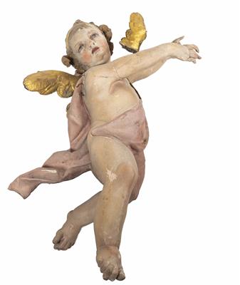 Schwebender Engel, Süddeutsch, um 1760/80 - Osterauktion