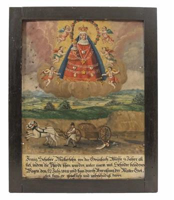 Ex Voto, Österreichisch, Mitte 19. Jahrhundert - Velikonoční aukce