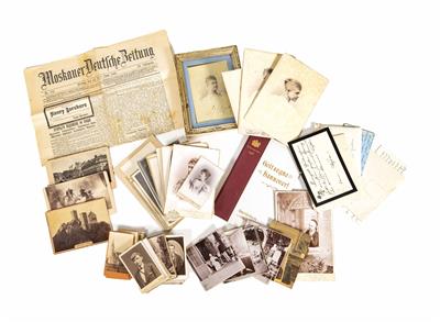 Foto- und Papierdokumenten-Nachlass: - Velikonoční aukce